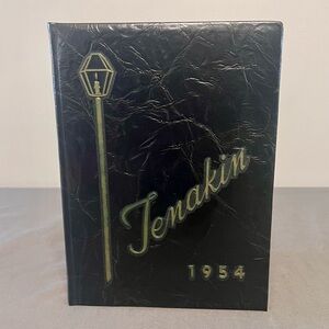 VTG 1954 Tenakin New Jersey High School Yearbook Hardback